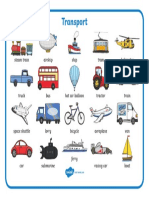 Transport: Steam Train Ship Airship Tram Helicopter