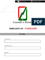 Simulado 05 - Português - 3º Ano (Blog Do Prof. Adonis)