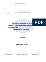 IAF MD 1.2018 Traducción