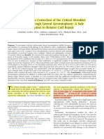 C. Gerber - Arthroscopic Correction of The Critical Shoulder Angle Through Lateral Acromioplasty A Safe Adjunct To Rotator Cuff Repair (2017)