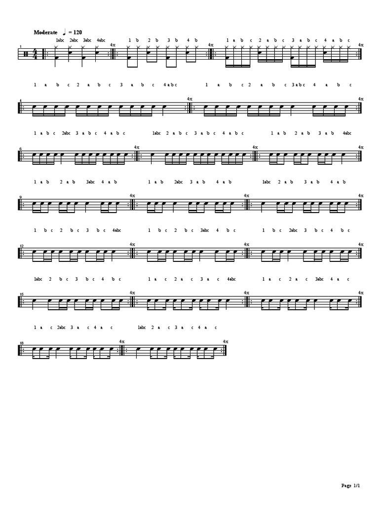 Drum Exercises PDF