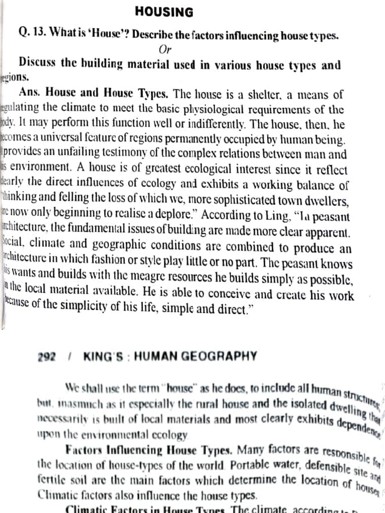 Housing Types PDF Roof Slate