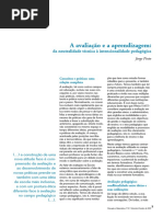 A Avaliação e A Aprendizagem - Jorge Pinto