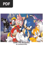 Sonic The Hedgehog The Unofficial RPG