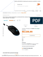 mouse hero g series g403 preto em Promoção no Magazine Luiza