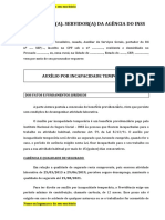 Requerimento Auxílio Por Incapacidade Temporária Urbano