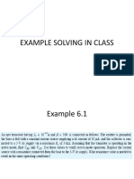 Example Solving in Class