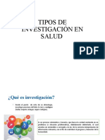 Tipos de Investigación en Salud