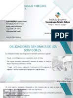 Grupo 2 - Derechos y Obligaciones de Los Servidores