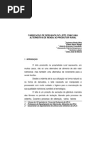 FABRICAÇÃO DE DERIVADOS DO LEITE COMO UMA