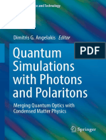 Quantum Simulations With Photons and Polaritons - Merging Quantum Optics With Condensed Matter Physics (PDFDrive)