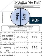 Expanded Notation Go Fish 100 -999