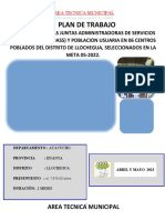 Plan de Trabajo para La Contratacion de Especialista Ambiental para Capacitación de Las Jass-06 CCPP