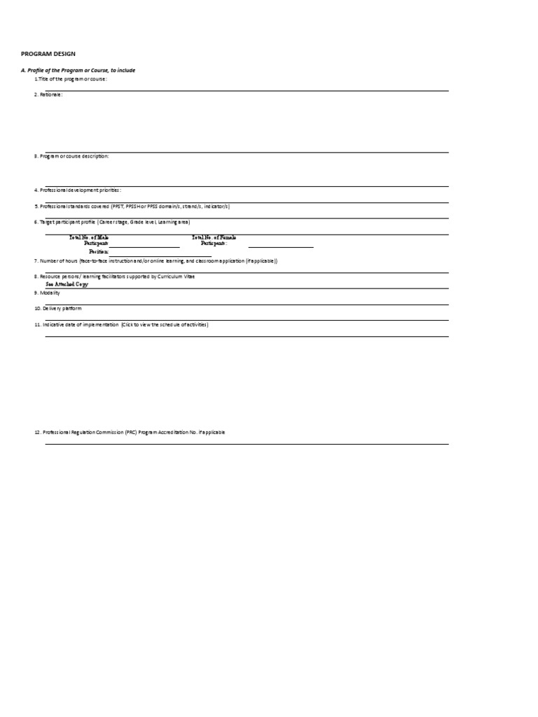 GAD Program Design For School | PDF | Educational Technology | Learning