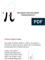 Koordinat Cartesius Dalam Ruang Dimensi-3