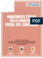 Horizontes Éticos en La Práctica Social Del Educador - José Luis Rebellato