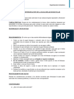 Determinación de La Masa Molar Molecular