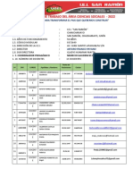 Plan Anual de Actividades Área Ciencias Sociales 2022