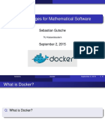 Docker Images For Mathematical Software: Sebastian Gutsche