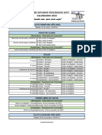 Calendario 2022