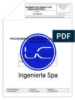 Procedimiento de Trabajo Con Riesgos Electricos LC Ingenieria.