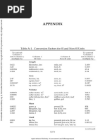 Conversion Factors ASCE