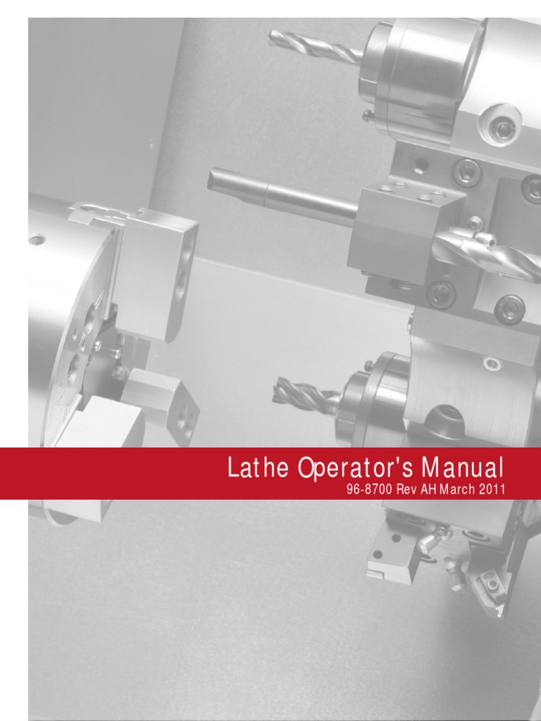 96-8700-Haas Lathe Operators Manual | PDF | Damages | Safety