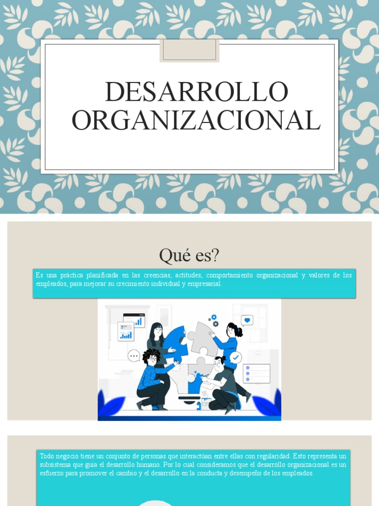 Desarrollo Organizacional | PDF | Crecimiento personal y profesional