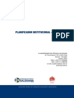 Planificador Institucional - Plan Operativo Anual UPS 2017