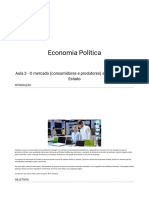 AULA 02 - O Mercado (Consumidores e Produtores) e Intervenções Do Estado