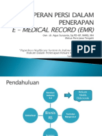 DR Agus Suryanto, SPPD-KP, MARS., MH - Peran PERSI Dalam Penerapan Elektronik Medical Record