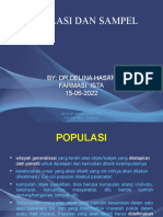 Populasi & Sampel Kuliah Ke-6 15-06-22