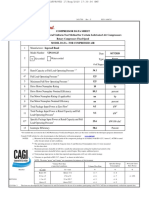 Compressor Data Sheet in Accordance With Federal Uniform Test Method For Certain Lubricated Air Compressors