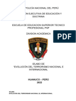 SILLABUS EVOLUCION DEL TERRORISMO POLICÍA NACIONAL DEL PERÚ (1) (1)
