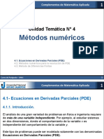 PDE - Métodos Numéricos