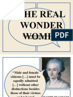 The Real Wonder Women: Some Influential and Pioneering Women Through Time