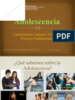 1 Adolescencia Caracteristicas, Teoria y Procesos