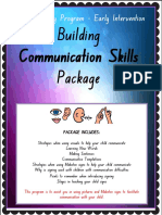 Building Communication Skills Package: Speech Therapy Program - Early Intervention