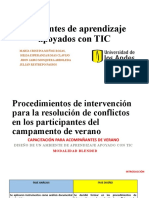 Procedimientos de Intervención Para La Resolución de Conflictos en Los Participantes Del Campamento de Verano V3
