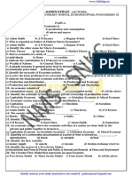 12th Economics Minimum Study Materials English Medium PDF Download