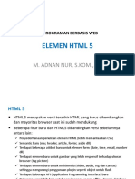 Elemen HTML 5