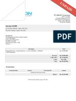 Invoice #1490: PT. EIKON Technology