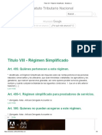 4 .8 okTítulo VIII - Régimen Simplificado - Estatuto.co