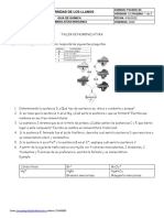 TALLER Nomenclatura