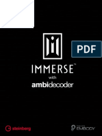 Immerse Guide: Setup Personalized Spatial Audio in Cubase & Nuendo