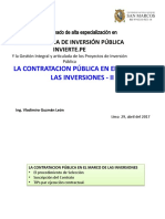 SESION 7 La Contratacion en El Marco de Las Inversiones - II