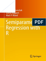 Semiparametric Regresion With R