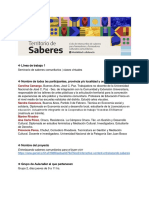 Saberes comunitarios en red