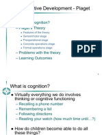 Cognitive Development - Piaget's 4 Stages