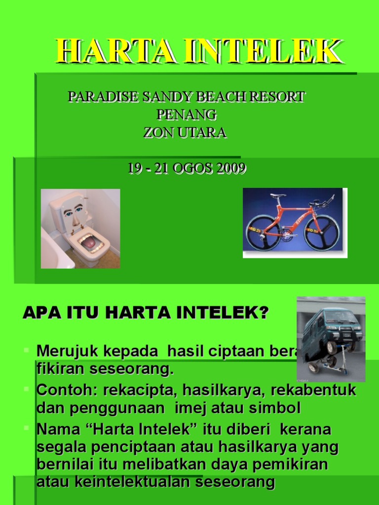 Definisi dan Jenis Harta Intelek | PDF